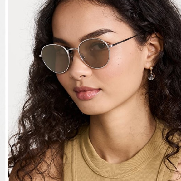 SOLD Oliver Peoples Altair gold/greensunglasses